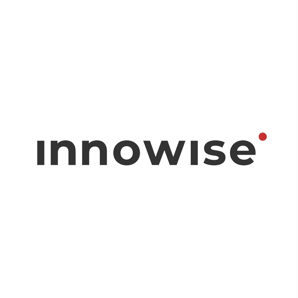 Innowise technology company logo with red accent dot