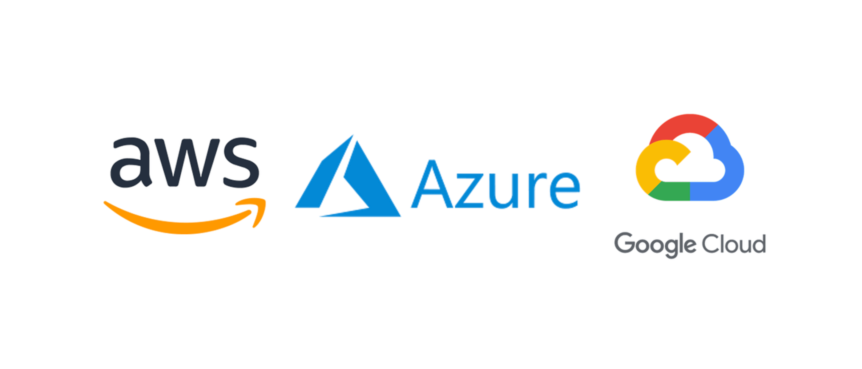 The most popular cloud service providers: AWS, Microsoft Azure, GCP